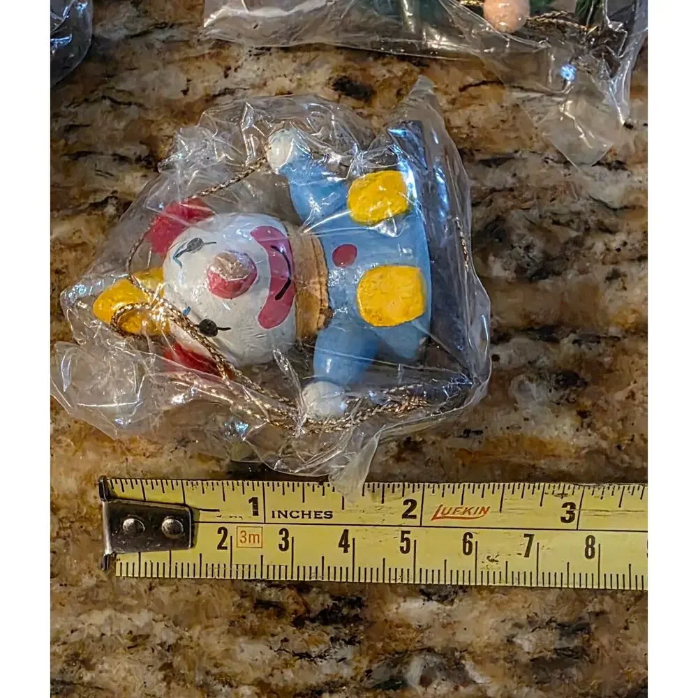 Lot of 6 Vintage Jasco Christmas Tree Swings Ornaments 3
